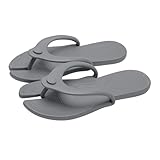 Zapatillas de viaje para mujer, zapatos plegables, de secado rápido, antideslizantes, para mujer, zapatos ligeros, para hombre, playa, spa, portátiles, hoteles, chanclas de ducha, zapatillas plegables