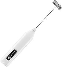 Tomdesk Frullino Montalatte Elettrico ricaricabile, portatile, in acciaio inox, impermeabile, staccabile, frusta per bevande, mini Frullatore Elettrico per matcha, latte, cappuccino