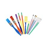 Éponges de peinture pour enfants : les manches sont faciles à prendre en main pour une excellente maniabilité et un contrôle optimal du pinceau. fournitures de peinture pour enfants