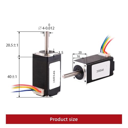 Moteur pas à pas Nema8 40mm contre les vibrations en impression 3D