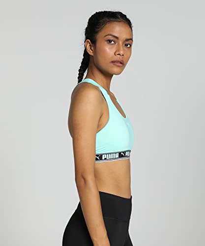 Image of Puma Women Polyester Lightly Padded Wirefree Sports Bra