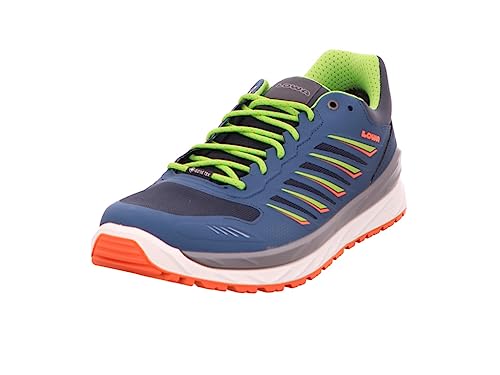 LOWA Halbschuh AXOS GTX LO stahlblau/limone, 42