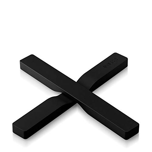 Eva Solo 530730 Soucoupe Magnétique pour Casseroles, Poêles ou Planches, Nylon, Charcoal, 18,9 x 2,2 x 1,1 cm