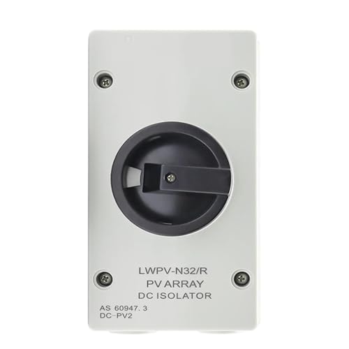 Isolateur solaire interrupteur-sectionneur rotatif DC 1200V 32A LWPV-N32/R 1pc