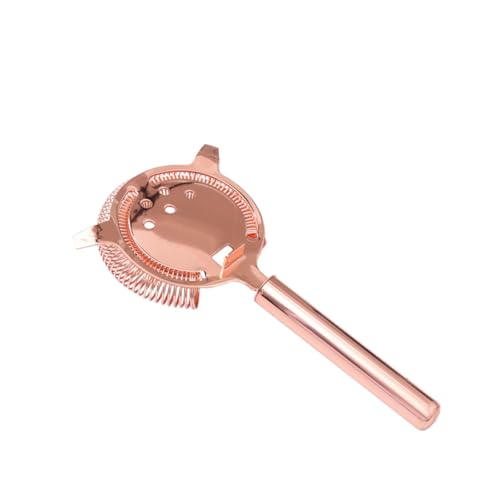 PRETYZOOM Stainless Steel Cocktail Filter Ergonomic Design Tightly Coiled Spring for