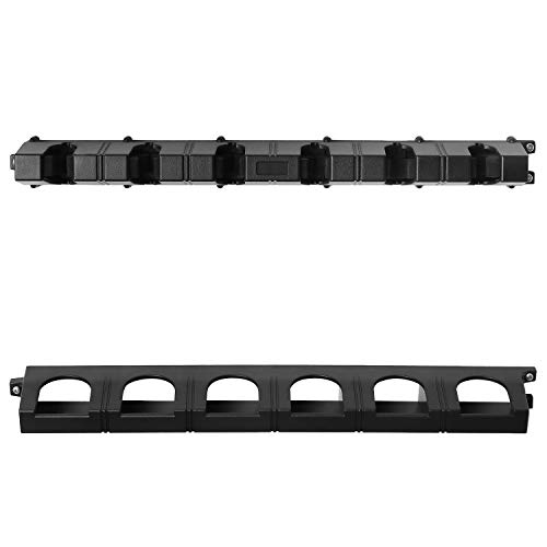 Suporte para vara de pesca, Andoer Suporte para vara de pesca para 6 varas de pesca montada na pared