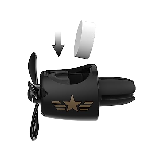 Cacacece Car Air Fresheners Pilot Car Air Outlet Car Perfume Fragrance Car Air Vent Clip Freshener Refills (6 Packs-Jasmine) #TOP3