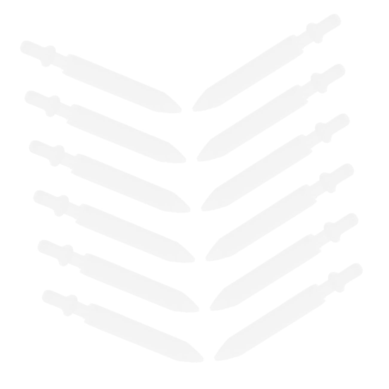 HOMSFOU School Office Marker Pen Tips 12pcs Nylon Replacement Tips for Painting 0.7mm