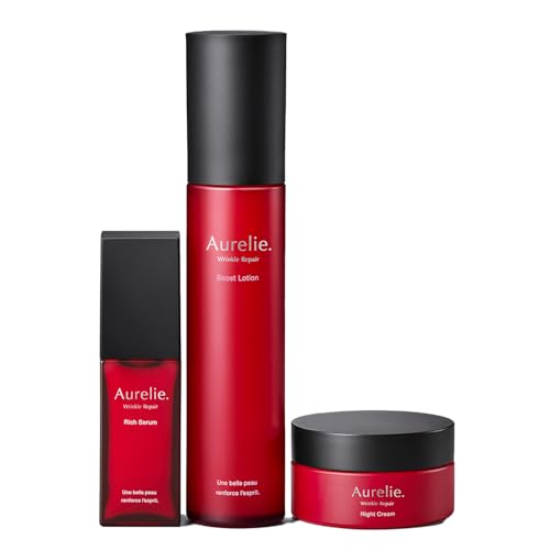 オレリー　リンクルリペア3点セット Amazon.co.jp: 【MEGUMI開発】Aurelie(オレリー) 3STEP薬用 リンクル