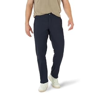 Lee Men’s Extreme Motion Flat Front Relaxed Taper Pant