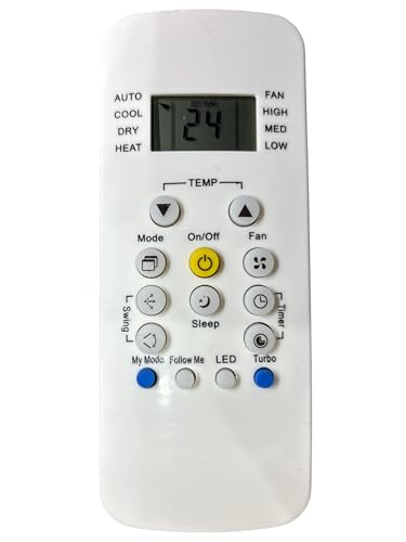 Image of Compatible with Carrier Ac Remote | Model -Rg56N /Bgef | Suitable for 1 | 1.2 | 1.3 | 1.5 | 1.8 | 2 | 2.2 | 2.5 | 3 Ton Split and Window Air Conditioner | Match Exactly with Old Model