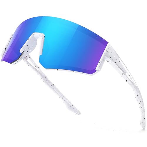 SEKKAF Youth Baseball Sunglasses for Boys Girls Age 6-12 Softball Cycling Sports Sunglasses for Kids Lightweight Frame