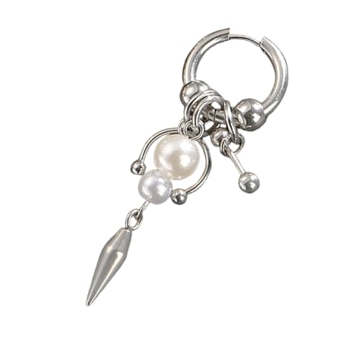 Artistic Geometric Pendant Earrings with Metallic Finish and Detachable Fringe for Casual Evening Event Earrings