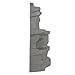 TimMee Battle Mountain Scenery - Gray Figure Display or Play Terrain - USA Made