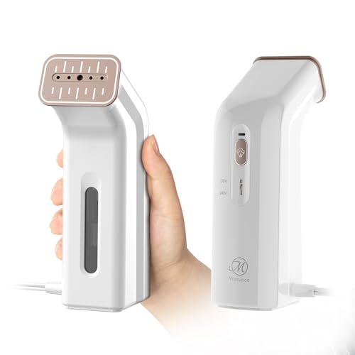 Mini Travel Steamer for Clothes,110-240V Portable Dual Voltage Steamer & Iron 2 In 1,Integrated 170ml Tank 25s Fast Heat,1.2lbs Travel Size Fabric Iron,Handheld Steaming Wrinkles Remover For Garments