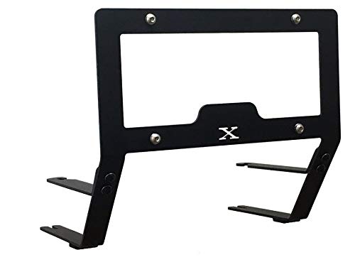 ThatGrin LLC Genuine Slipstream Bracket for 2020-2016 Tesla Model X - Patented USA Made Version - NO Holes, NO Adhesives, NO Drill Front License Plate Mounting Holder 2020 2019 2018 2017 2016