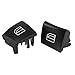 Qiilu 2 Pack Car Window Switch Fits for ML GL R Class 2005 20006 2007 2008 2009 2010 2011 2012 Window Button Master Power Window Switch Button Cover
