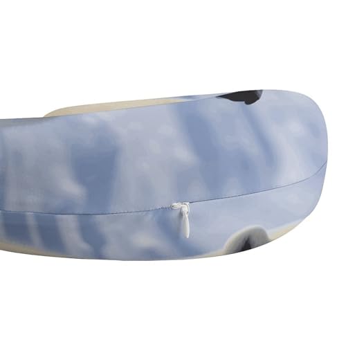 Almohada viscoelástica U en forma de viaje 30 cm miniatura 4