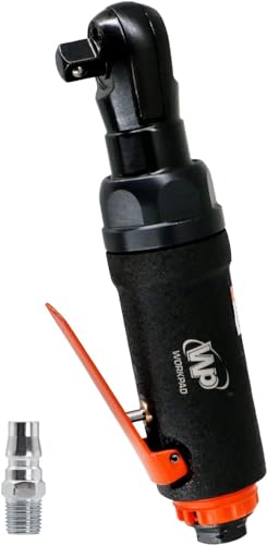 WORKPAD Druckluft-Ratschenschrauber 9,5mm 3/8“ Mini Typ 180mm Leichtgewicht 650g Maximales Drehmoment 54N.m mit Kugelsicherung