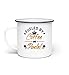 Padel Padel Tennis Emaille Tasse | Fueled by Coffee and Padel Emaille Becher