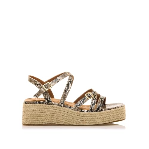 MTNG Sandales compensées Femme DALINA 59900 : modèle original pour une marche stable et stylée