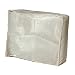 Household Essentials Blanket Storage Bag, Clear Vinyl with Natural Canvas Trim