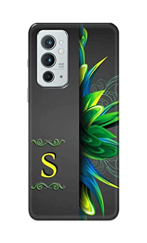 Image of Name II Initial II Letter Alphabet S Hard Back Case Cover for OnePlus 9RT 5G Back Cover -(J5) VNS2222