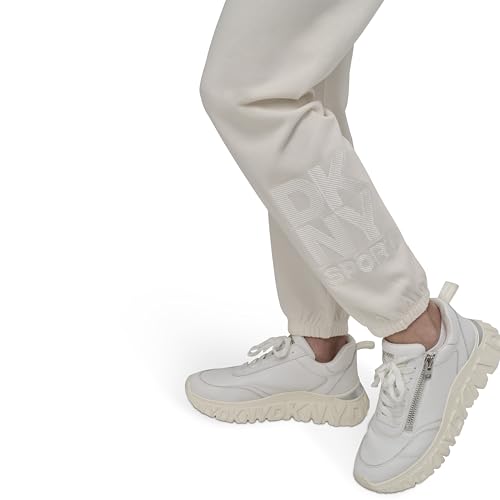 Pantalon de jogging à logo empilé cordon de serrage taille ajustable - 6