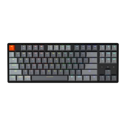 【国内正規品】Keychron K8 ワイヤレス・ゲーミングメカニカルキーボード87キー/USレイアウト/RGBバックライト/Gateron G Proメカニカルスイッチ/ホットスワップ対応/Type-C有線Bluetooth無線対応/Mac Window