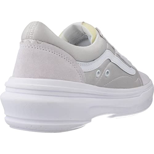 Vans Vans - Unisex Old Skool Overt Cc Shoes, Color Light Grey/White, Size: 9 M US Mens / 10.5 M US Womens