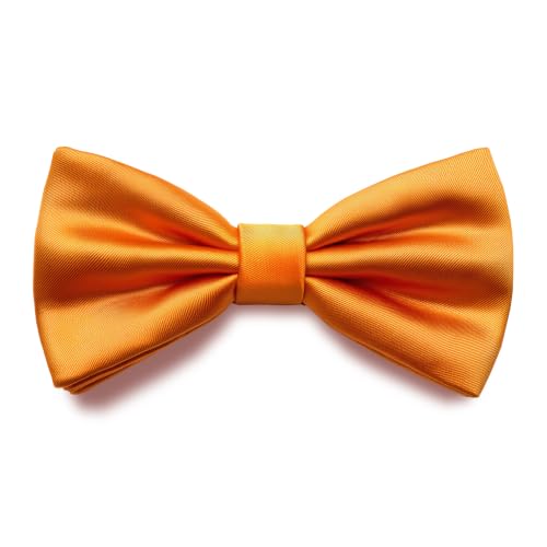 Image of Adam Young Men's Bow Ties Pre-Tied Style Formal Satin Classic Bowtie for Tuxedo Faux Silk