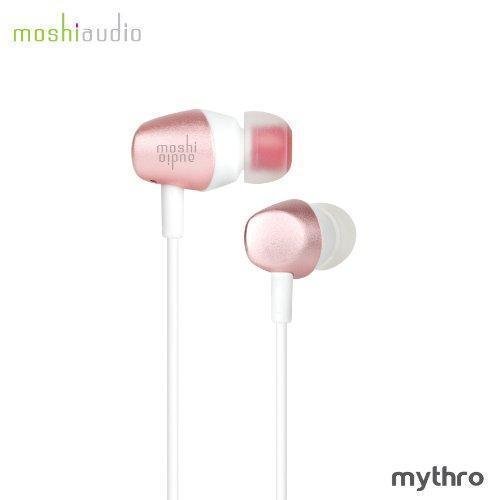 Moshi Audio Mythro Stylish In-Ear Earbuds Earpiece Headphone w/Mic Pink