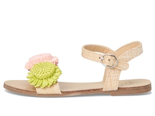 Janie and Jack Girl's Straw Flowered Sandal (Toddler/Little Big Kid) Flat4