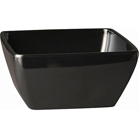 APS GF133 Black Melamine Square Bowl Cover