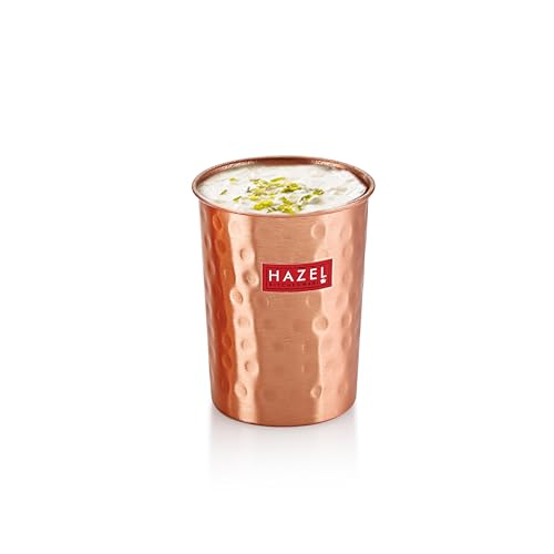 Set de 6 vasos cobre martillado 300 ml miniatura 2
