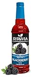 Syruvia Sugar free Blackberry Syrup (25.4 fl oz) - Bursting with Bold Blackberry Goodness – Kosher, Gluten-Free, Perfect for Enhancing Beverages, Desserts, and Culinary Creations