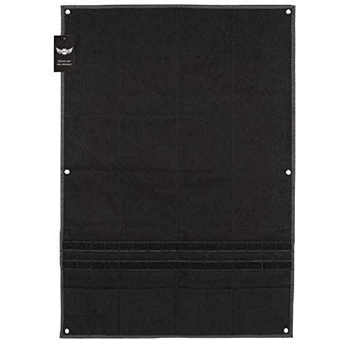 AegisTac Patch Display Board Airsoft Patch Panel Patch Display Frame Tactical Morale Patches Holder (Black)