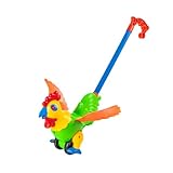 Trotteur coloré pour bébé : exerce également la capacité d'équilibre et l'ouïe des bébés, le toucher, les muscles des mains et des jambes et cultive leur imagination, de traction pour tout-petits