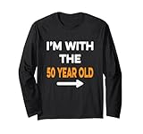 I'm With The 50 Year Old Easy Matching Halloween Costume Long Sleeve T-Shirt
