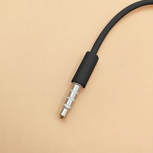 iPod Shuffle Cable, 3.5mm Audio Jack to USB Charging and Data Transfer, USB Data Sync & Charging Cable Lead，Compatible with iPod Shuffle 3 4 5 6 7 MP3 Player Black，2 Pack