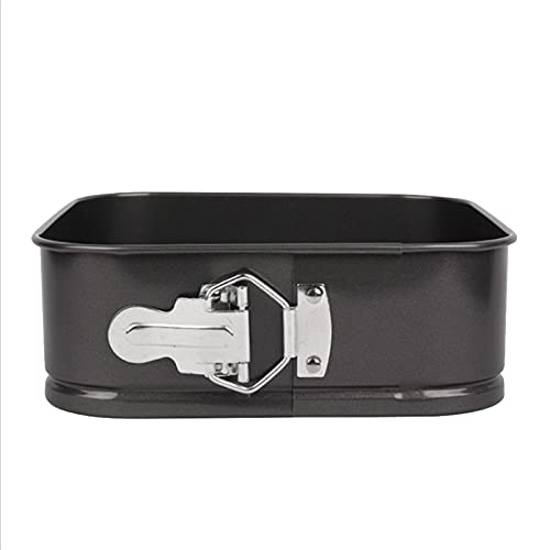 Limnyves 3Pcs/Set Square Shape Cake Tins Non Stick Baking Bake Trays Pan Carbon Steel Kitchen Supplies Accessories, Black #TOP2