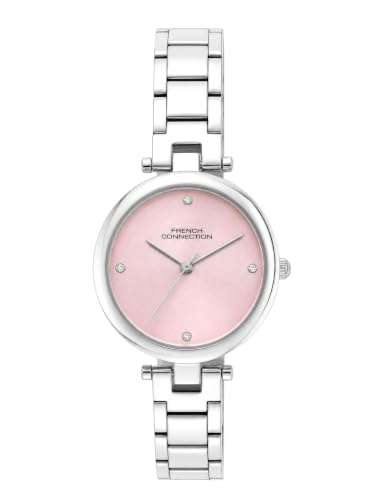 Image of French Connection Pink Sunray Dial, Analog Watch for Women - FCN0166PSM