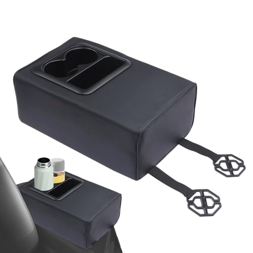 Ofcwoa Reposabrazos para asiento trasero, compartimento para consola, organizador de espacio interior del vehículo de motor, consolas para el asiento trasero, para vehículos utilitarios deportivos
