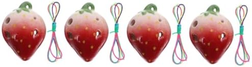 Totority 4pcs 6 Ocarina Kids Musical Instruments Rayan Toys for Kids Beginner Wind Instrument Classical Gift