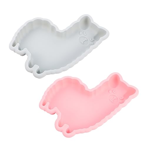 Mobestech 2 piezas Molde de Silicona para Pastel con Forma de Alpaca Resistente al Calor Antiadherente de Unidades de Herramienta de Repostería para Hornear Creativamente Color Aleatorio