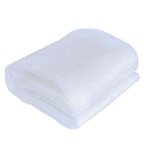 Red de jardín ultrafina de malla de 0,5 mm para protección de plantas, antipájaros, para verduras, frutas y flores, 1,5 m x 25 m, cubierta duradera para plantas, pantalla ligera para jardín