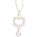 Produktbild Dorical Damen 925 Sterling Silber 3A Zirkonia Halskette Frauen Halskette Beliebte Schmuck dchen Geschenk Promo (One Size, O)