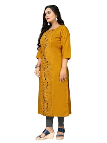 Image of Women's Embroidered Plus Size Kurtis