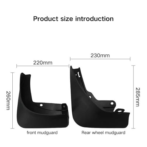 Guardabarros para coche Tesla Model Y 2022 2023: Accesorios de protección exterior 5