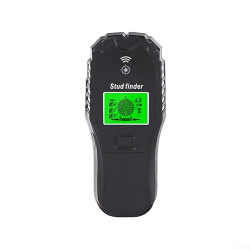 Oniissy Escáner de pared 5 en 1 para detección de tachuelas, madera, metal y cables de CA con indicador de profundidad y audible, compatible con superficies de yeso, yeso y paneles
